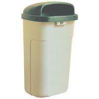 Roskasäiliö Classic harmaa/vihreä 50 l - Sulo